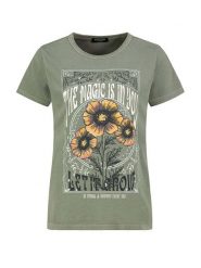 Eight2Nine Koszulka w kolorze zielonym rozmiar: L. Zielone bluzki damskie Eight2Nine, l, bez wzorów, bez kołnierzyka, bez ramiączek. Za 39.99 zł.