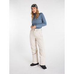 Spodnie narciarskie i snowboardowe damskie Protest CINNAMON snowpants. Białe spodnie sportowe damskie Protest, na zimę, s, bez wzorów, narciarskie. Za 499.99 zł.