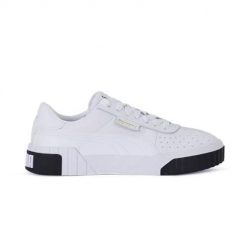 Buty do chodzenia damskie Puma Cali W. Białe obuwie sportowe casual damskie Puma, z materiału, trekkingowe. Za 140.57 zł.