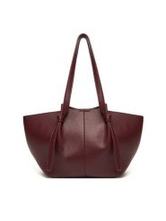 Call It Spring Torebka Kenyaa 14080082 Bordowy. Czerwone shopper bag Call it Spring, bez wzorów, ze skóry, bez dodatków. Za 219.99 zł.