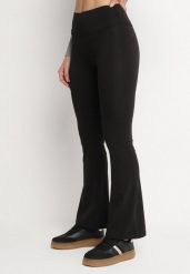 Czarne Legginsy Dzwony z Wysokim Stanem Ediviela. Czarne legginsy damskie Born2be, l, bez wzorów, z jeansu. Za 39.99 zł.