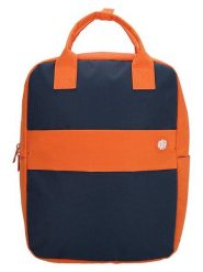 Beagles Plecak "Nova" w kolorze granatowo-pomarańczowym - 27 x 37 x 10 cm rozmiar: onesize. Niebieskie plecaki Beagles, bez wzorów, z materiału. Za 100.99 zł.