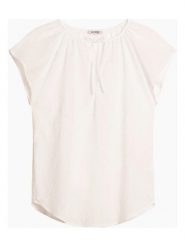 Orsay Bluzka w kolorze białym rozmiar: 34. Białe bluzki damskie Orsay, bez wzorów, bez kołnierzyka, bez ramiączek. Za 21.71 zł.