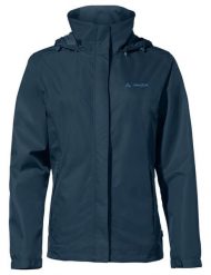 Kurtka przeciwdeszczowa damska Vaude Escape Light Jacket. Niebieskie kurtki damskie Vaude, bez wzorów, z materiału, z kapturem. Za 519.00 zł.