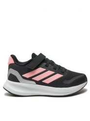 Adidas Sneakersy Runfalcon 5 El C IE8580 Czarny. Czarne buty sportowe dziewczęce Adidas, bez wzorów, z materiału, bez zapięcia. Za 179.99 zł.