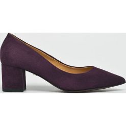 Solo Femme - Czółenka. Szare czółenka damskie Solo Femme, z materiału. W wyprzedaży za 279.90 zł.