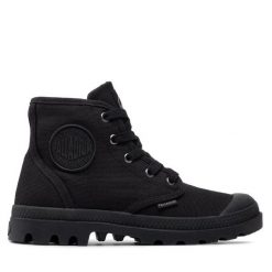Trapery Palladium. Czarne trapery damskie Palladium, bez zapięcia. Za 259.99 zł.
