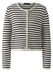 Oui Kardigan w kolorze biało-czarnym rozmiar: 44. Białe kardigany damskie Oui, bez wzorów. Za 339.99 zł.