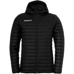 Kurtka puchowa Uhlsport Essential Ultra Lite. Czarne kurtki damskie Uhlsport, l, bez wzorów, z puchu, z kapturem. Za 323.80 zł.