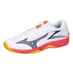 MIZUNO Thunder Blade Z buty sportowe roz. 41 – łatwa pielęgnacja. Białe obuwie sportowe damskie Mizuno, bez zapięcia, do siatkówki. Za 299.99 zł.
