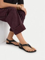 G-Star Raw Sandały EO-ELLIS-01 Czarny. Czarne sandały damskie G-Star, bez wzorów, bez obcasa, na płaskiej podeszwie, bez zapięcia. Za 279.99 zł.