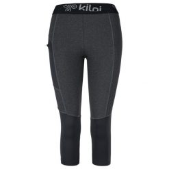 Damskie legginsy 3/4 Kilpi ROZARKA-W. Czarne legginsy damskie Kilpi, s, bez wzorów. Za 138.03 zł.