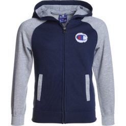 Champion HOODED FULL ZIP Bluza rozpinana dark blue. Niebieskie bluzy chłopięce Champion, z bawełny. Za 149.00 zł.