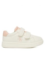 Calvin Klein Sneakersy Velcro V1A9-83206-1355A708 M Biały. Białe buty sportowe dziewczęce Calvin Klein, ze skóry, bez zapięcia. Za 319.99 zł.