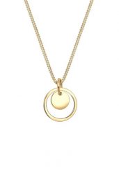 Elli Damska zawieszka w kształcie koła Geo Look ze srebra próby 925 Sterling Silver Naszyjniki 1 ct Damski. Szare naszyjniki damskie Elli, srebrne. Za 241.39 zł.