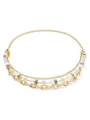 COEUR DE LION Naszyjnik z kryształami Swarovski - dł. 68 cm rozmiar: onesize. Czarne naszyjniki damskie COEUR DE LION, z kryształem, ze stali. Za 429.95 zł.