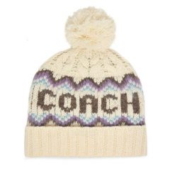 Czapka Coach. Czapki damskie Coach, na zimę, bez wzorów. Za 409.99 zł.
