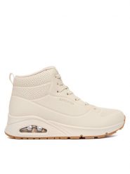 Skechers Sneakersy Uno 177097/OFWT Biały. Białe obuwie sportowe damskie Skechers, ze skóry, bez zapięcia. Za 299.99 zł.