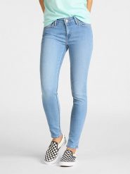 Lee Dżinsy - Skinny fit - w kolorze błękitnym rozmiar: W29/L33. Niebieskie jeansy damskie Lee. Za 122.67 zł.