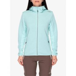 Bluza polarowa damska CMP Glentra Jacket. Niebieskie bluzy damskie CMP, bez wzorów, z polaru, bez kaptura. Za 384.99 zł.