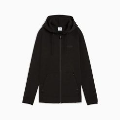 Bluza z kapturem damska Puma SPACER FZ 68857601. Czarne bluzy damskie Puma, l, bez wzorów, z dzianiny, z kapturem. Za 227.28 zł.