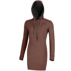 Damska bluza merino WELIA. Zielone bluzy damskie LASTING, xl, bez wzorów, z dzianiny, z kapturem. Za 1,167.60 zł.