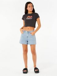 Rip Curl Koszulka "Es Vedra" w kolorze antracytowym rozmiar: S. Czarne bluzki damskie Rip Curl, s, bez wzorów, z bawełny, bez kołnierzyka, bez ramiączek. Za 57.06 zł.