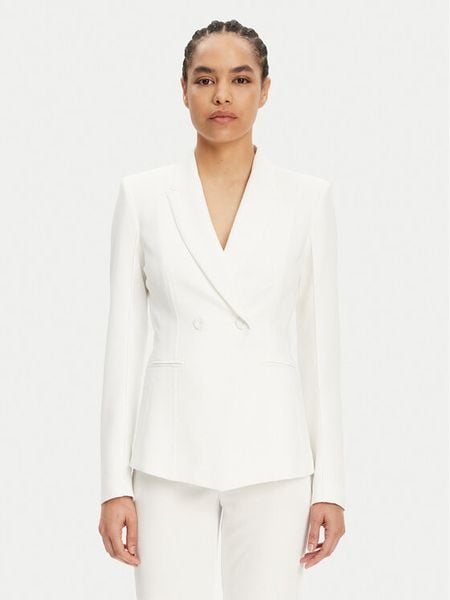 Patrizia Pepe Marynarka 2S1528 A411 W146 Biały Regular Fit. Białe marynarki i żakiety damskie Patrizia Pepe, s, bez wzorów, z syntetyku. Za 1,339.00 zł.