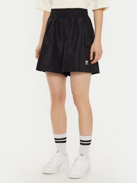 Adidas Szorty sportowe Essentials Woven JD1514 Czarny Loose Fit. Czarne spodenki sportowe damskie Adidas, l, bez wzorów, z syntetyku. Za 129.99 zł.