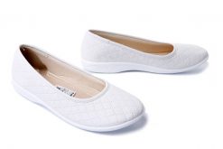 ADANEX 18820 SAP2Yd BI/BI.L. biały, baleriny damskie. Białe balerinki damskie Adanex, bez wzorów. Za 80.99 zł.