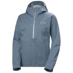 Damska kurtka turystyczna Helly Hansen Momentum 3L. Niebieskie kurtki damskie Helly Hansen, l, bez wzorów, bez kaptura. Za 1,056.00 zł.