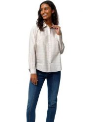 Heine Bluzka w kolorze beżowo-białym rozmiar: 42. Białe bluzki damskie Heine, bez wzorów, bez kołnierzyka, bez ramiączek. Za 73.76 zł.