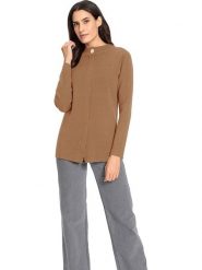 WITT WEIDEN Sweter w kolorze jasnobrązowym rozmiar: 52. Brązowe swetry klasyczne damskie WITT WEIDEN, ze splotem, bez kołnierzyka. Za 79.21 zł.