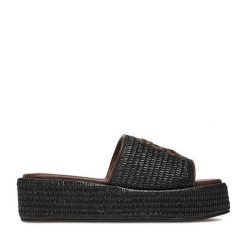 Espadryle Nine West. Czarne espadryle damskie Nine West, bez wzorów, bez obcasa. Za 279.99 zł.