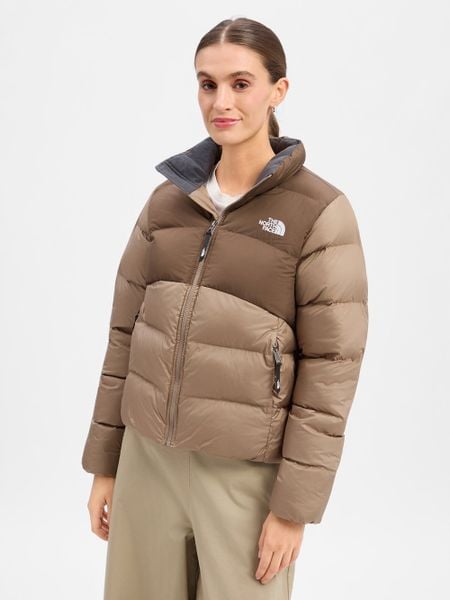 The North Face Kurtka puchowa Kobiety brązowy, M. Brązowe kurtki damskie The North Face, m, bez wzorów, z puchu, bez kaptura. Za 1,249.95 zł.