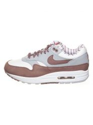 Nike Sportswear Skórzane sneakersy "Air Max 1 Premium" w kolorze biało-szaro-fioletowym rozmiar: 40. Białe obuwie sportowe damskie Nike Sportswear, bez zapięcia. Za 461.21 zł.
