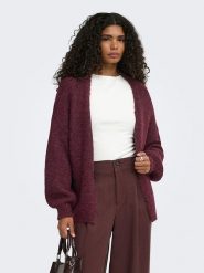 ONLY Kardigan w kolorze bordowym rozmiar: XS. Czerwone kardigany damskie Only, xs, bez wzorów. Za 149.95 zł.