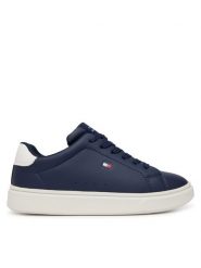 Tommy Hilfiger Sneakersy T3X9-35233-1355A474 S Granatowy. Niebieskie buty sportowe chłopięce Tommy Hilfiger, ze skóry, bez zapięcia. Za 304.99 zł.