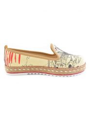 Goby Espadryle w kolorze beżowo-czarno-czerwonym ze wzorem rozmiar: 35. Brązowe espadryle damskie Goby, bez wzorów, z materiału, bez obcasa. Za 144.92 zł.