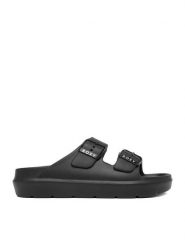 Roxy Klapki CEOWB-835120 Czarny. Czarne klapki damskie Roxy, bez wzorów, z syntetyku, bez obcasa, bez zapięcia. Za 99.99 zł.