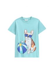 Coccodrillo T-Shirt WC5143212VBC Błękitny Regular Fit. Niebieskie t-shirty i koszulki chłopięce COCCODRILLO, bez wzorów, z bawełny, bez kołnierzyka, bez ramiączek. Za 29.99 zł.
