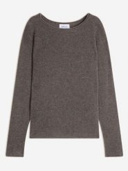 Perfect Cashmere Kaszmirowy sweter "Crou" w kolorze szarobrązowym rozmiar: L. Brązowe swetry klasyczne damskie Perfect Cashmere, l, z kaszmiru, bez kołnierzyka. Za 347.99 zł.