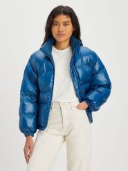 Levi's Kurtka przejściowa "Retro" w kolorze niebieskim rozmiar: S. Niebieskie kurtki damskie Levi's, s, bez wzorów, bez kaptura. Za 129.75 zł.