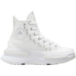 Trampki Converse Run Star Legacy Cx Platform Studded, Kobiety. Białe trampki damskie Converse, bez wzorów, z tkaniny, bez zapięcia. Za 470.75 zł.