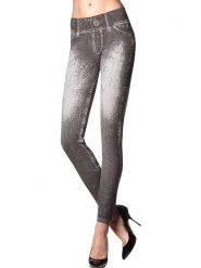 Jeensy Legginsy w kolorze szarym rozmiar: L/XL. Szare legginsy damskie Jeensy, l, bez wzorów. Za 66.00 zł.