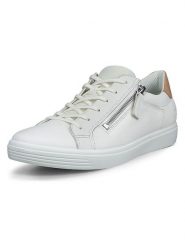 Ecco Skórzane sneakersy "Classic" w kolorze białym rozmiar: 36. Białe obuwie sportowe damskie ECCO, bez zapięcia. Za 240.99 zł.