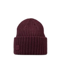 Czapka Buff Erviny z wełny merino. Czerwone czapki damskie Buff, bez wzorów, z wełny. W wyprzedaży za 153.93 zł.