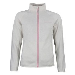 Kurtka polarowa damska Peak Mountain Ator. Brązowe kurtki damskie Peak Mountain, xl, z aplikacjami, z polaru, bez kaptura. Za 263.80 zł.