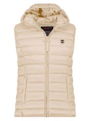 ANAPURNA Kamizelka pikowana "Vakitalana" w kolorze beżowym rozmiar: S. Brązowe kamizelki damskie ANAPURNA, s, bez wzorów, bez kaptura. Za 113.99 zł.