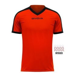 Koszulka piłkarska dla dorosłych Givova Revolution Interlock. Brązowe bluzki damskie Givova, l, bez wzorów, sportowe, bez kołnierzyka, bez ramiączek. Za 30.99 zł.